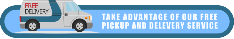 A delivery service icon showing a truck with “Free Delivery” label. | JSB Dental Lab
